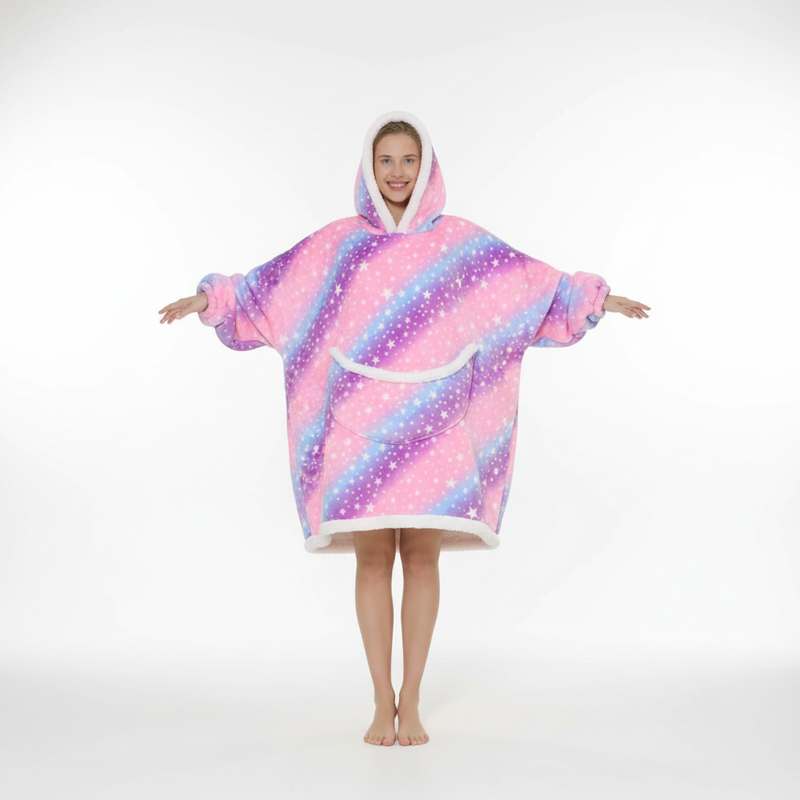 Oversized Fleece-Decke - SnuggleHood