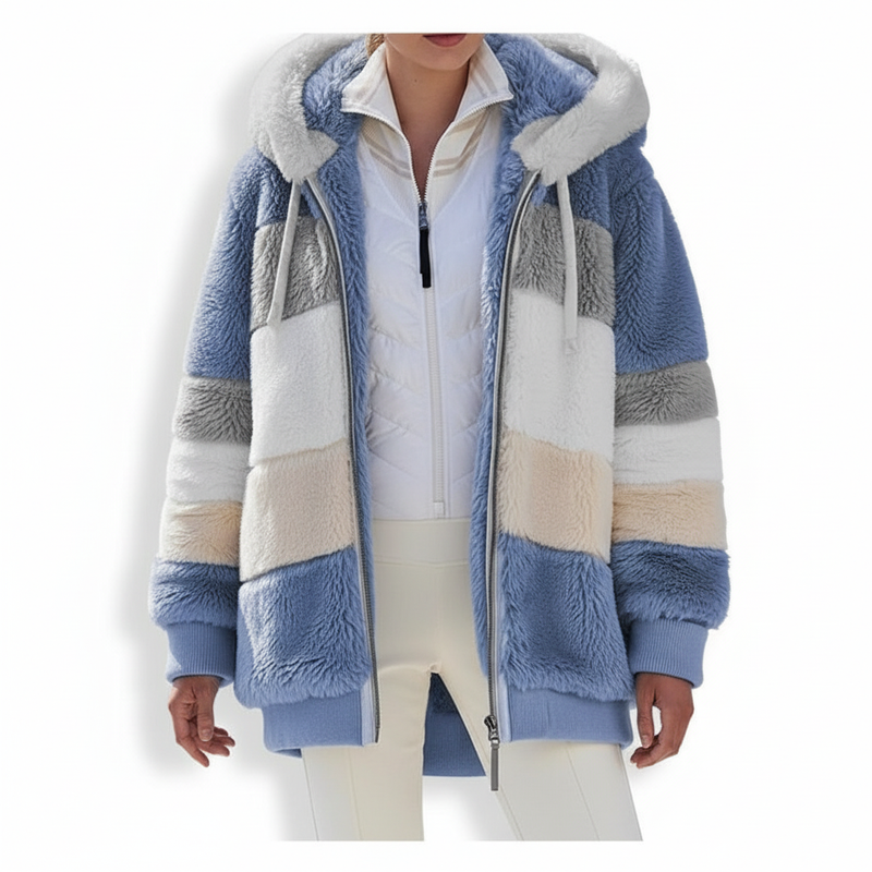 Oversized Fleece-Weste -  Julia
