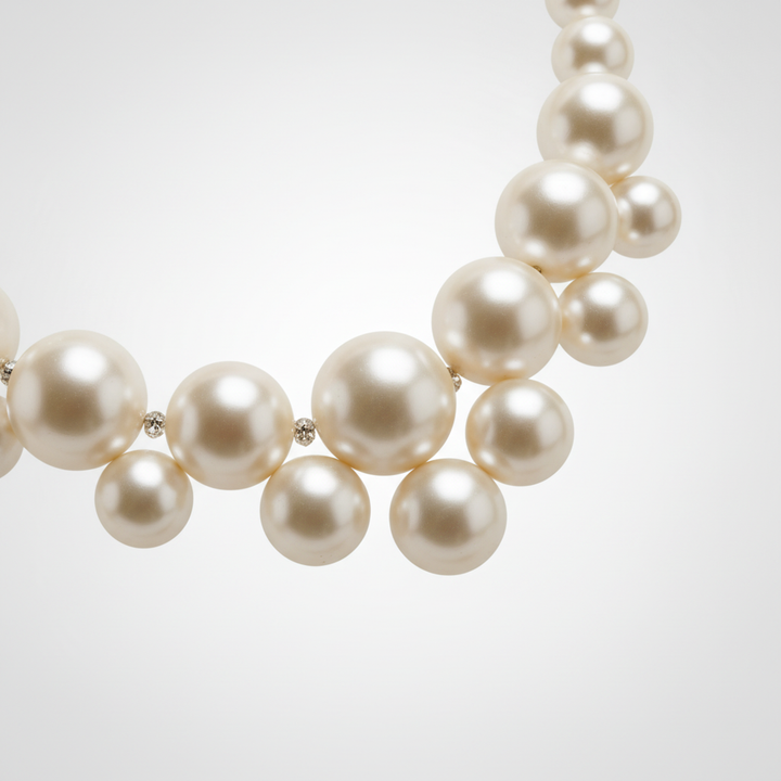 Runde Perlenhalskette - PearlGlow