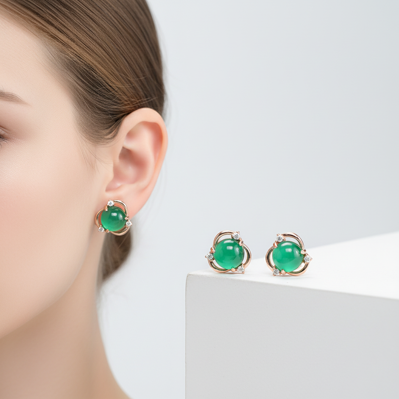 Runde Elegante Ohrringe - BeautyStar