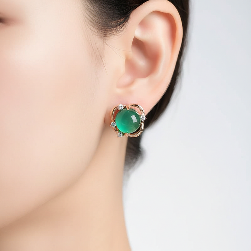 Runde Elegante Ohrringe - BeautyStar