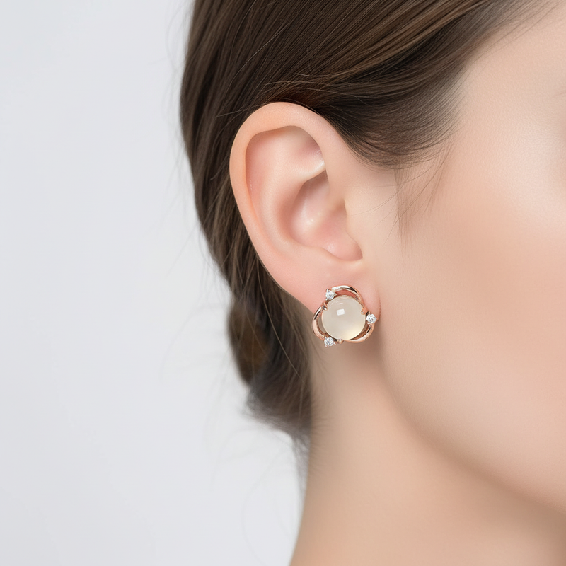 Runde Elegante Ohrringe - BeautyStar