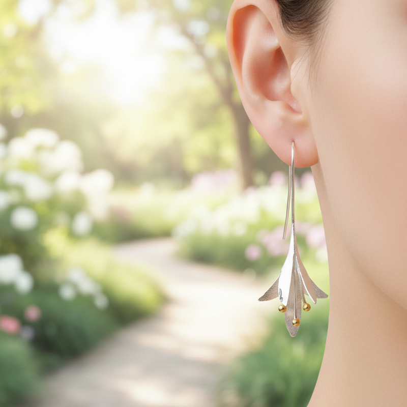 Silberne Ohrringe - BlossomCharm