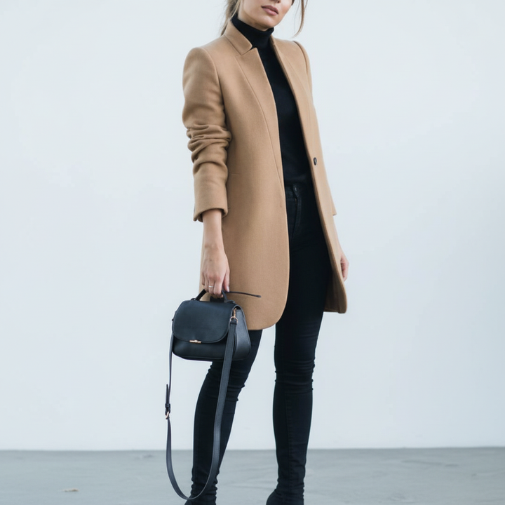 Stehkragen Mantel -  Valentina