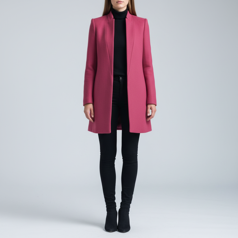 Stehkragen Mantel -  Valentina