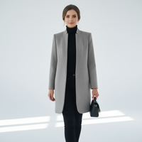 Stehkragen Mantel -  Valentina