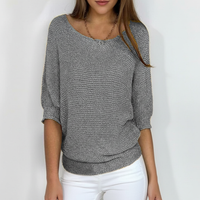 Strickpullover Mit Fledermausärmeln - Gabriele