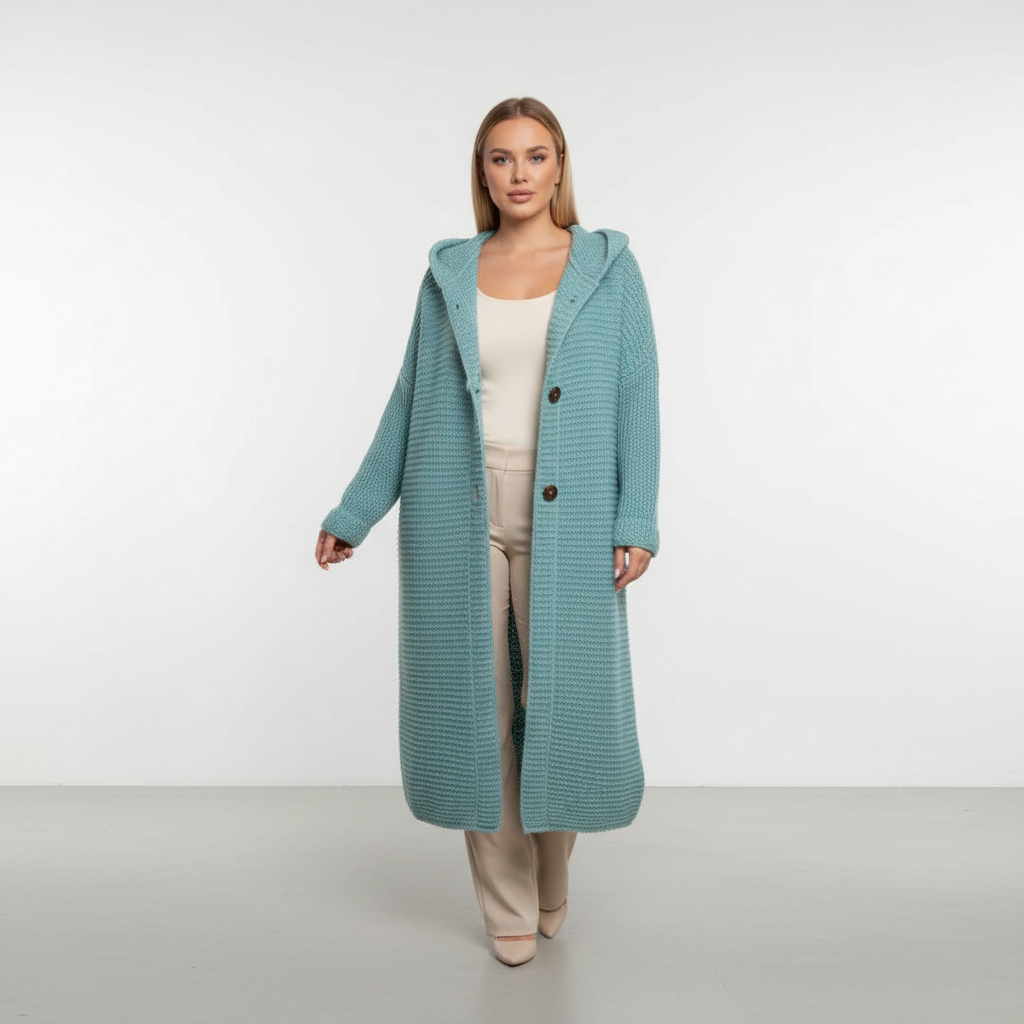 Strickweste Mit Kapuze - Isabella