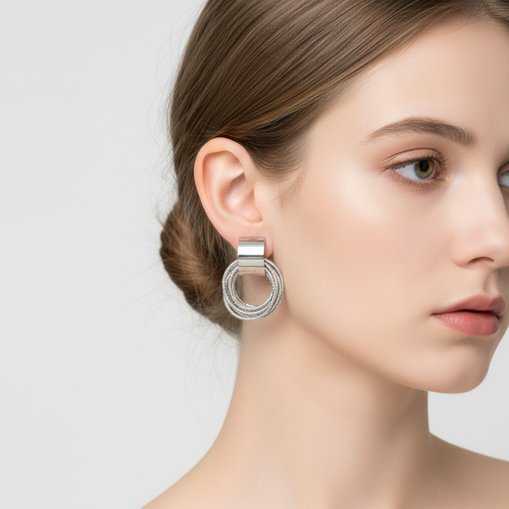 Stylische Ohrringe - ShineRound