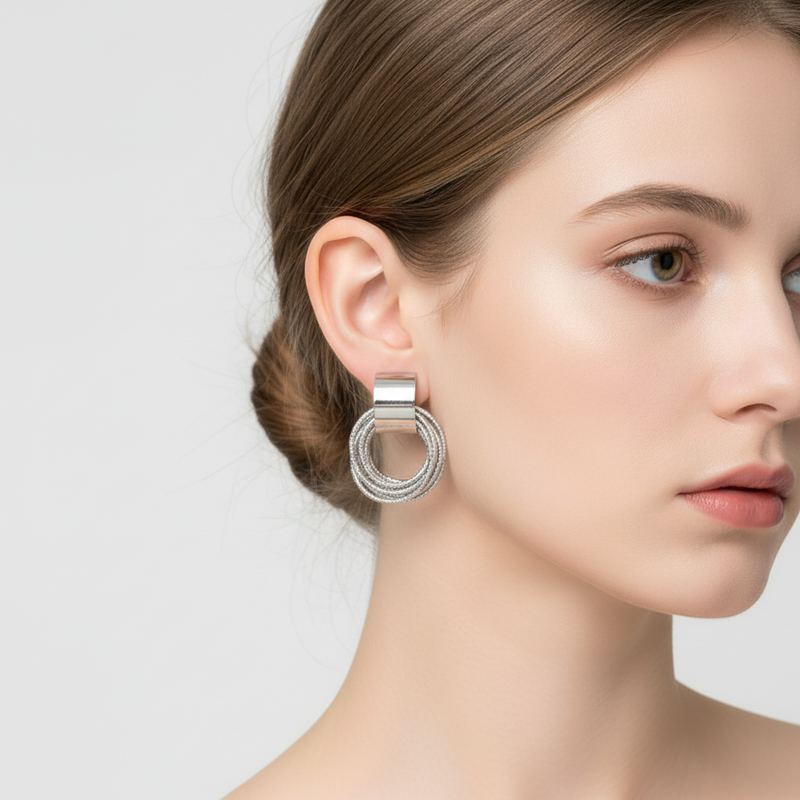 Stylische Ohrringe - ShineRound