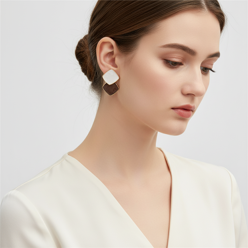 Stylische Ohrringe - ShineRound