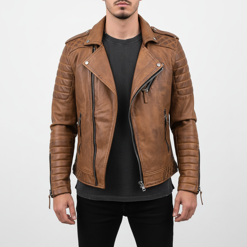 Stylishe Bikerjacke - Roman