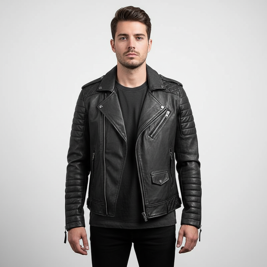 Stylishe Bikerjacke - Roman
