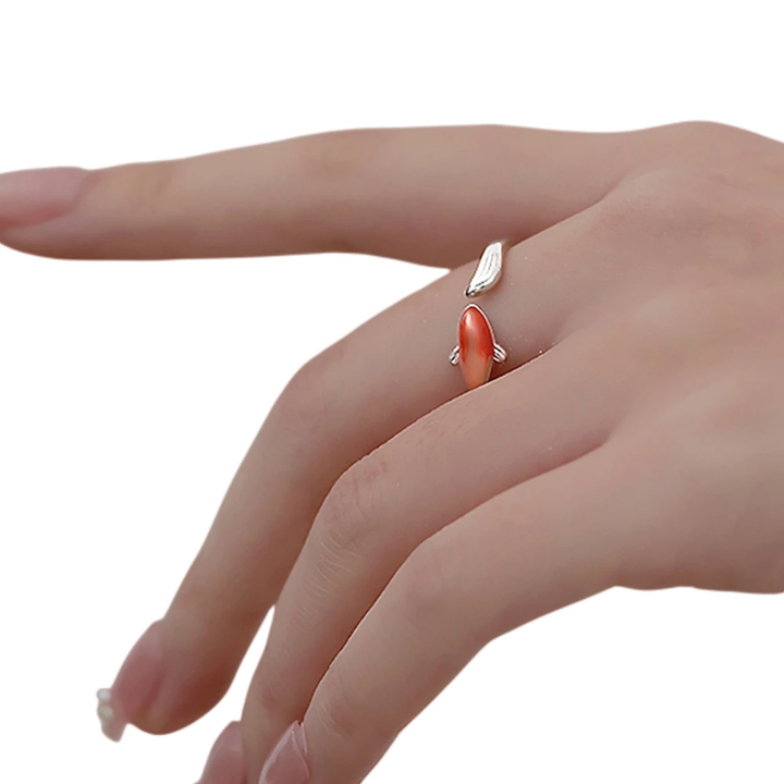 Symbolischer Glücksring - LuckyFishRing