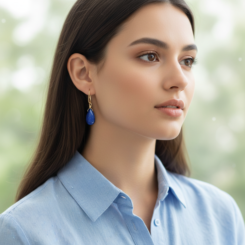 Teardrop-Ohrringe - BlueElegance