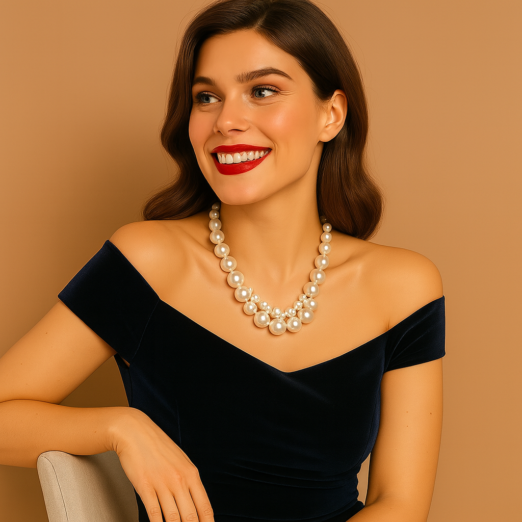 Glanz der Jugend – Traumhaftes Perlenhalsband