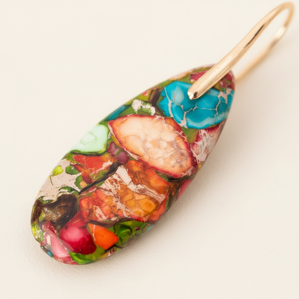 Tropfenförmige Ohrringe - JasperVibes