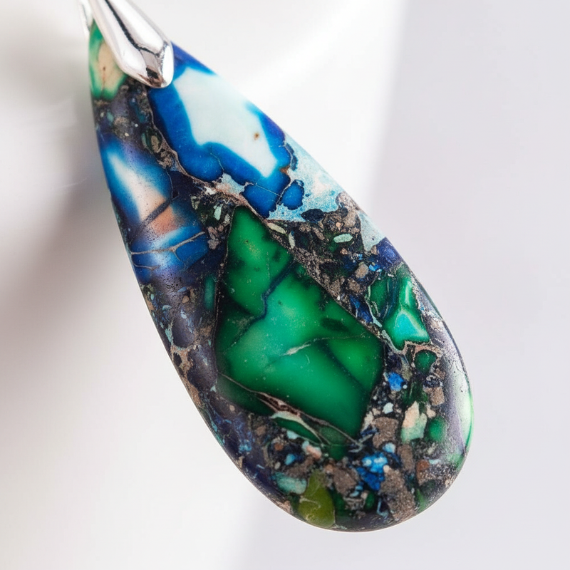 Tropfenförmige Ohrringe - NatureGlow