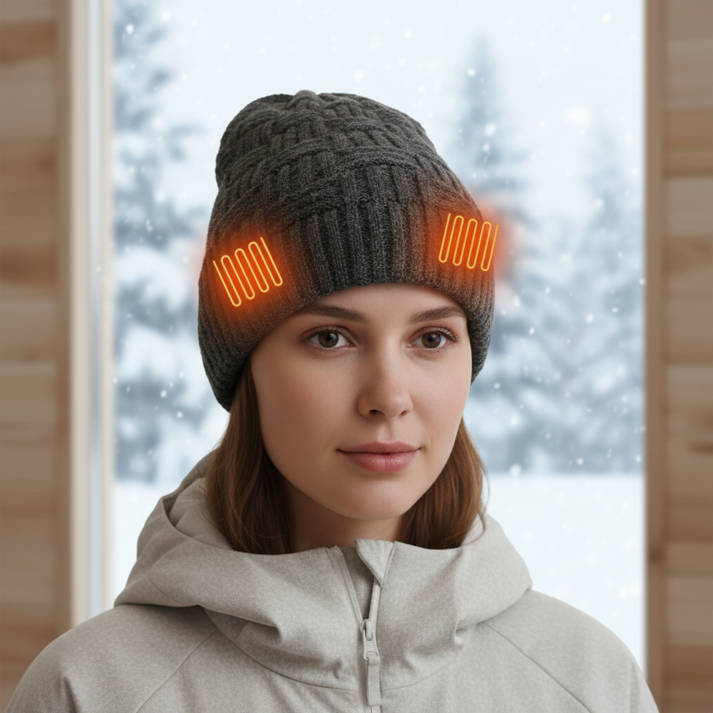 USB Beheizte Beanie - HeatCap
