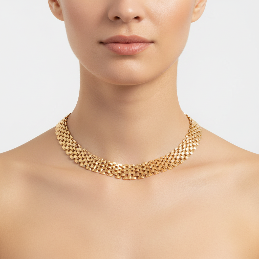 Übertriebene Klobige Halskette - LinkChain