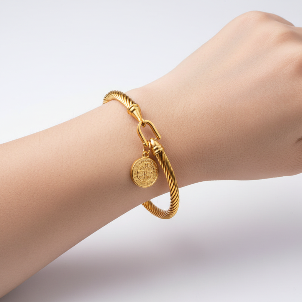 Vergoldetes Silberarmband - StrengthBracelet