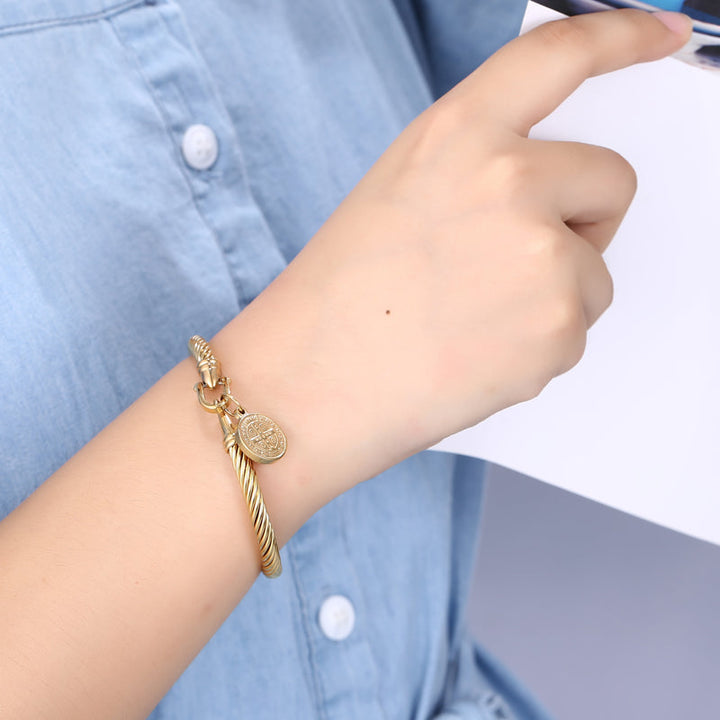 Vergoldetes Silberarmband - StrengthBracelet