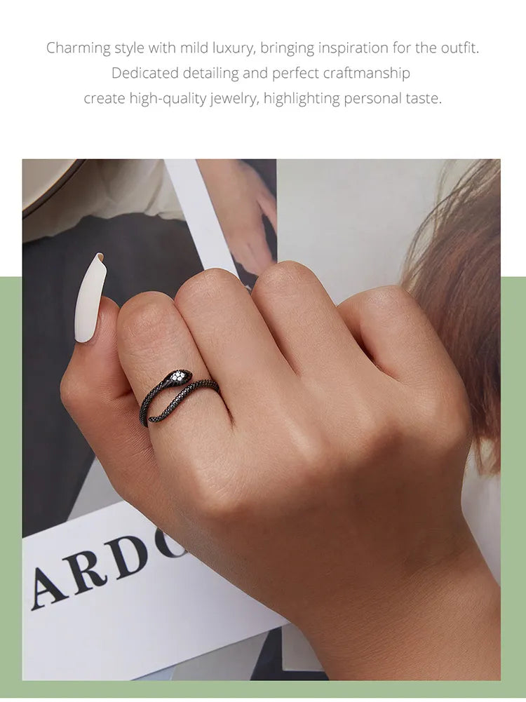 Verstellbarer Schmuckring - SnakeRing