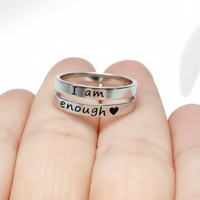 Verstellbarer Silberring - GlaubensRing