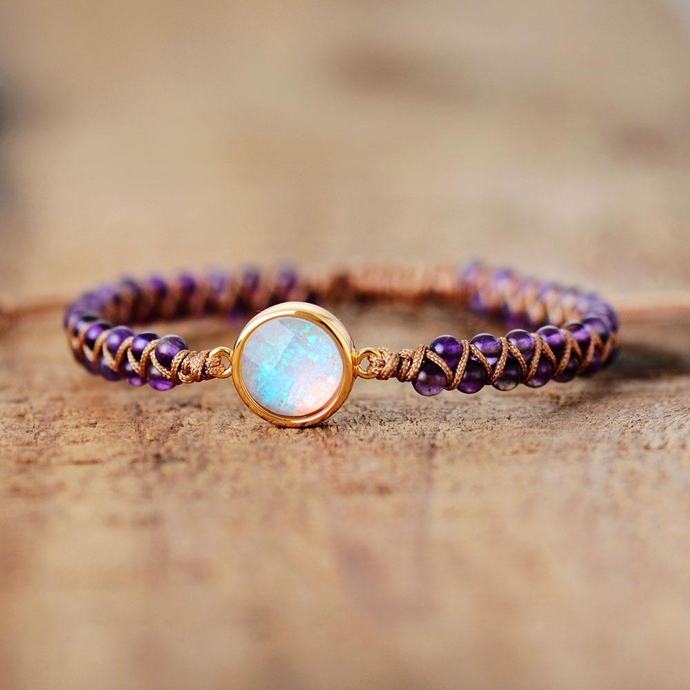 Verstellbares Armband - AmethystBracelet