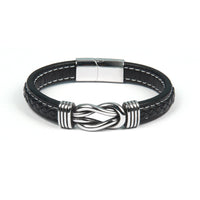 Verstellbares Lederarmband - KnotFashion