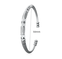 Verstellbares Silberarmband - LuckBangle