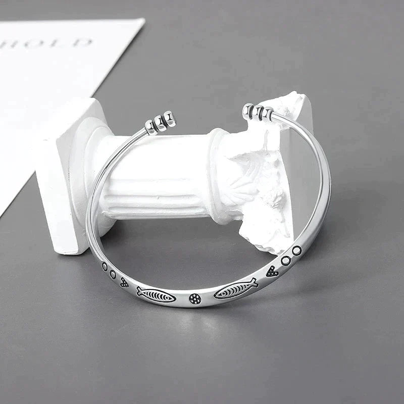 Verstellbares Silberarmband - LuckBangle
