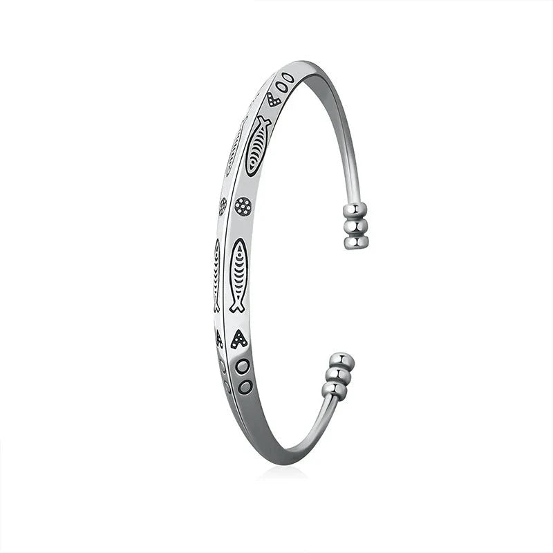 Verstellbares Silberarmband - LuckBangle