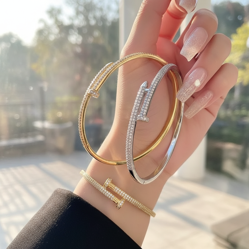 Verstellbares Zirkon-Armband - GleamStyle