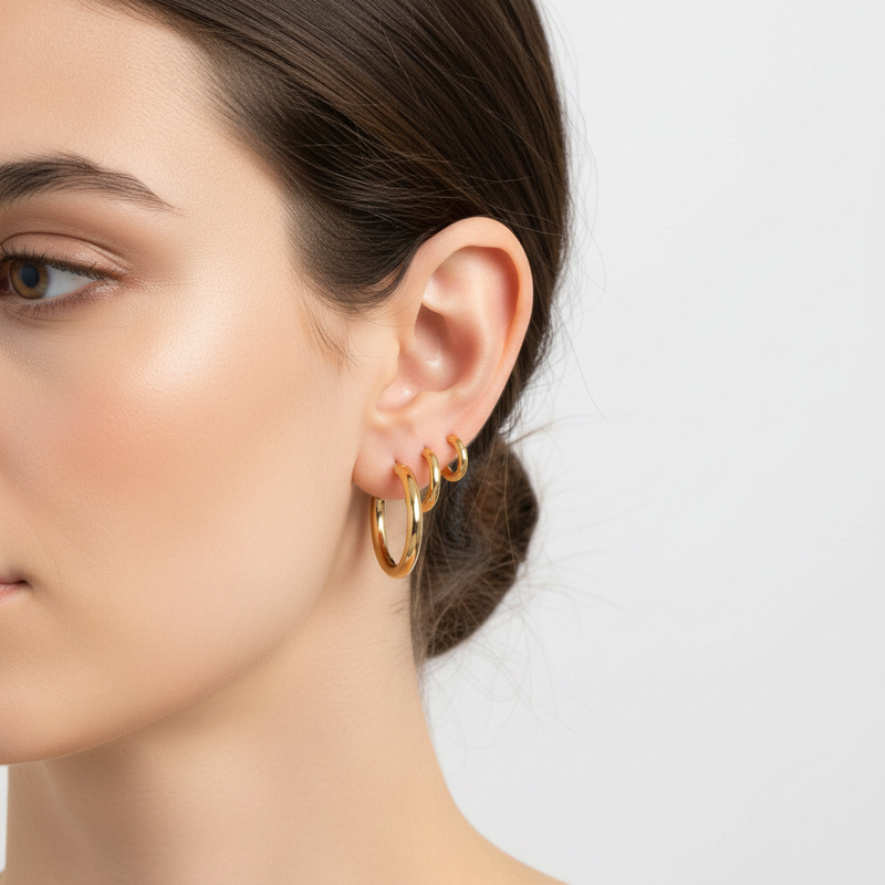 Vielseitige Creolen - Hooplight