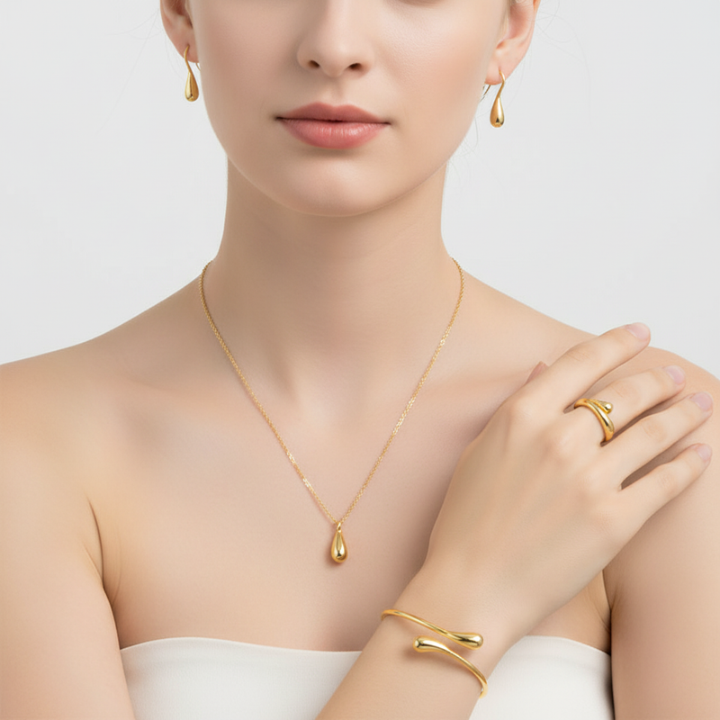 Vierteiliges Schmuckset - ShineSet