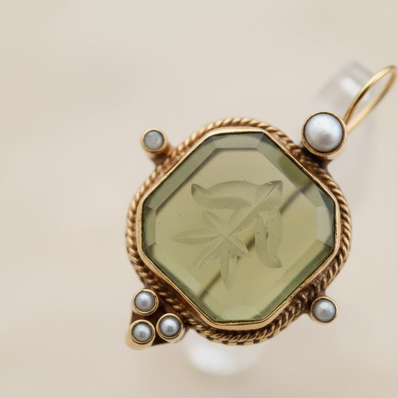 Vintage Perlenohrringe - PearlHarmony