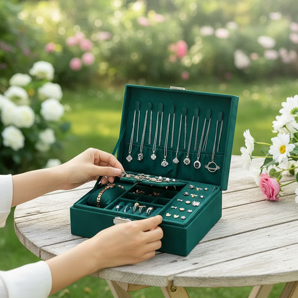 Vintagestil Schmuckbox - EleganceCase