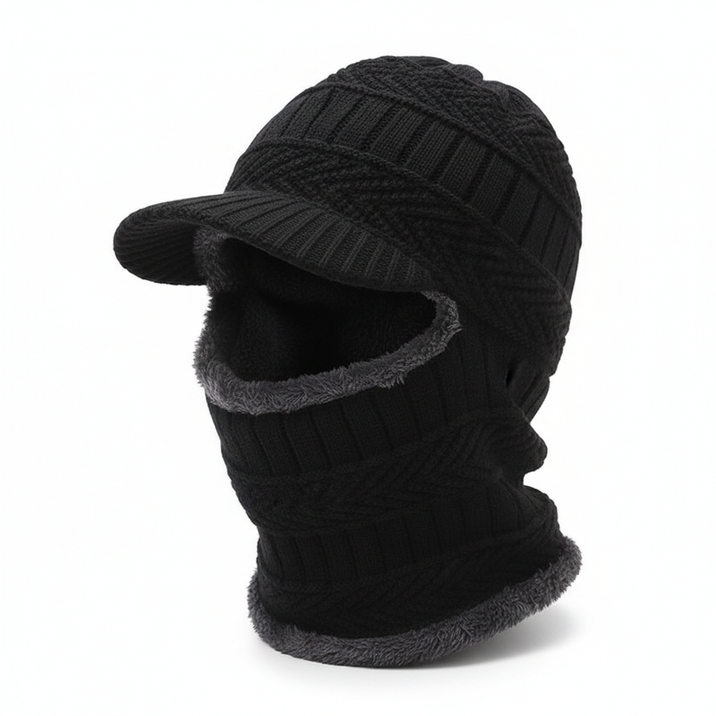 Wärmende Mütze Mit Gesichtsschutz - WinterCap