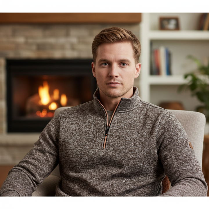 Wärmender Herrenpullover - Samuel