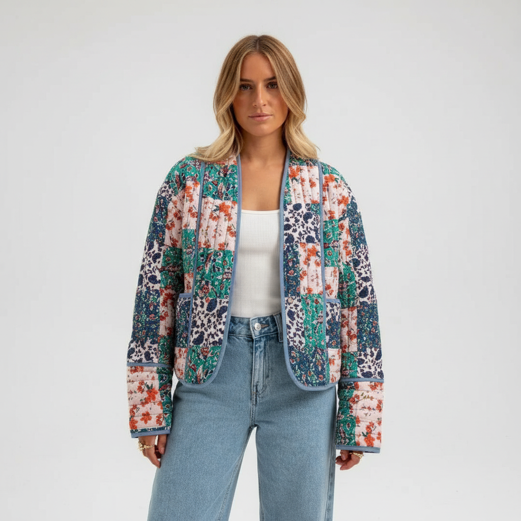 Wendbare Patchwork-Jacke - Theresa