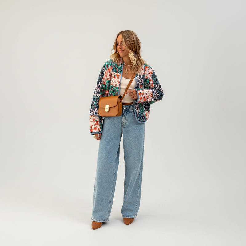 Wendbare Patchwork-Jacke - Theresa