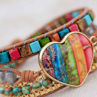 Wickelarmband Aus Leder - HeartWrap