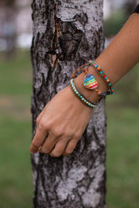 Wickelarmband Aus Leder - HeartWrap