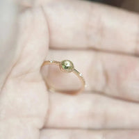 Zarter Silberring - PeridotJewelry