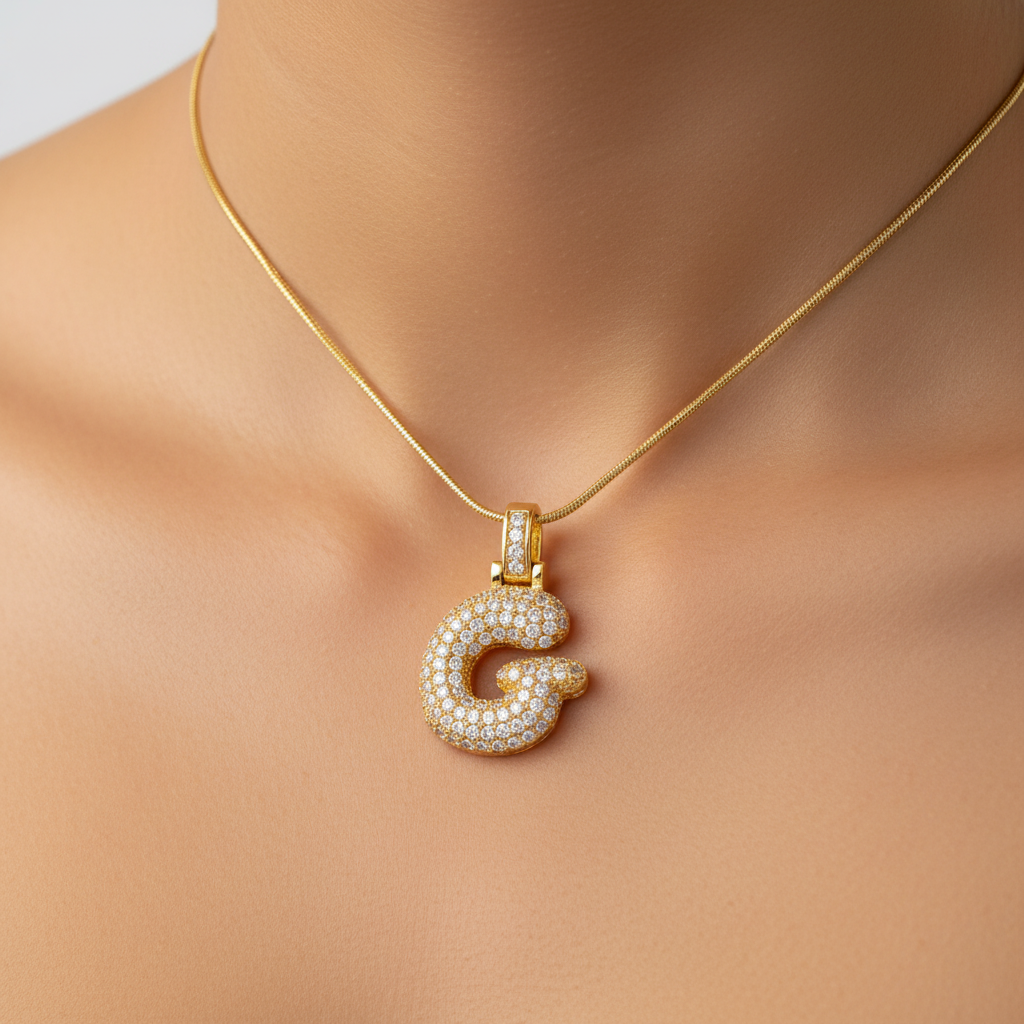 Zirkonia Anhängerkette - StarNecklace