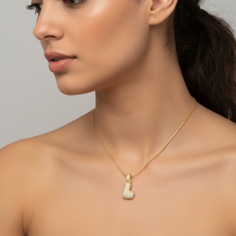 Zirkonia Anhängerkette - StarNecklace