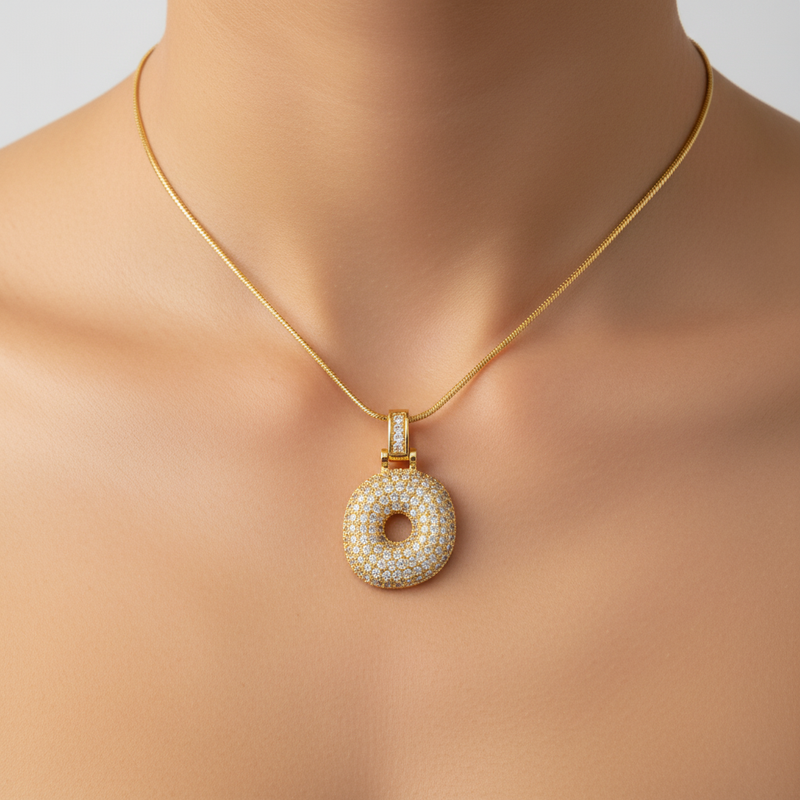 Zirkonia Anhängerkette - StarNecklace