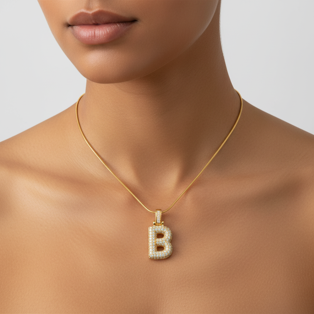 Zirkonia Anhängerkette - StarNecklace