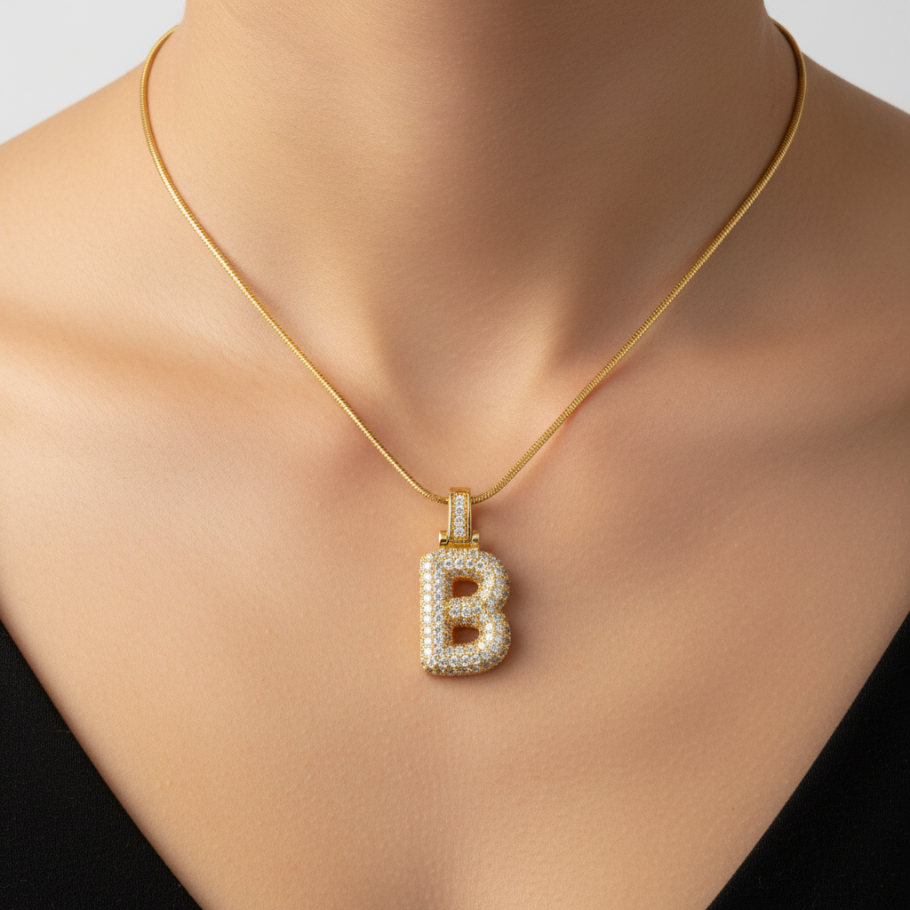 Zirkonia Anhängerkette - StarNecklace